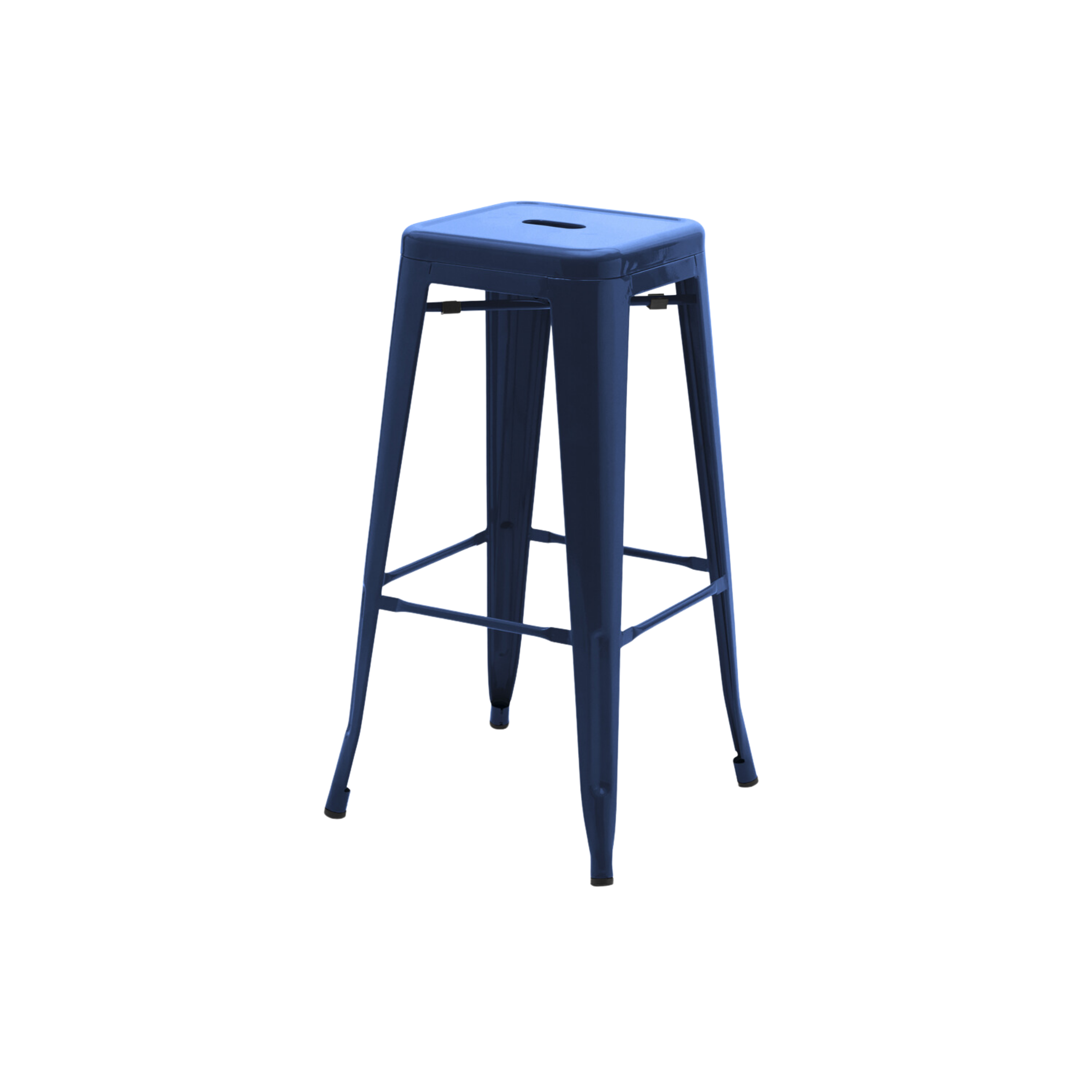 Barhocker Industrial blau mieten für Veranstaltungen